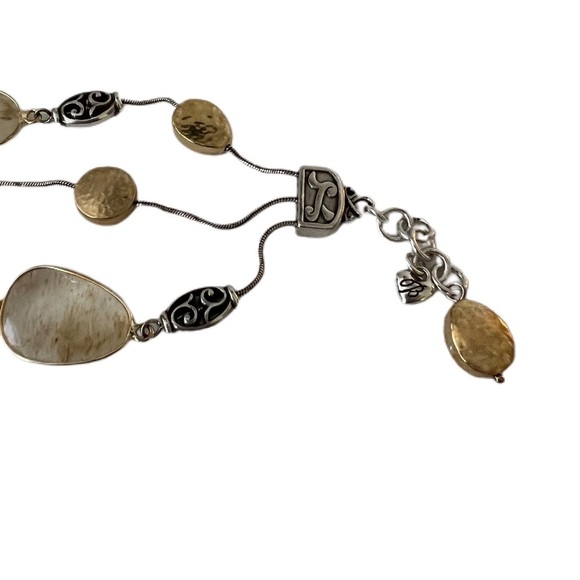 Brighton Mediterranean Bracelet J37011 3 strand bracelet. Gold and silver plated - Picture 4 of 7